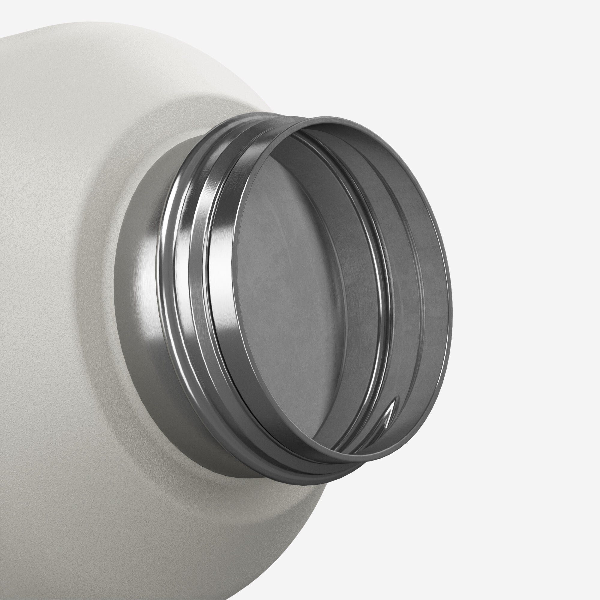 Bouteille d’eau de randonnée en inox avec bouchon vissable 1 L - QUECHUA