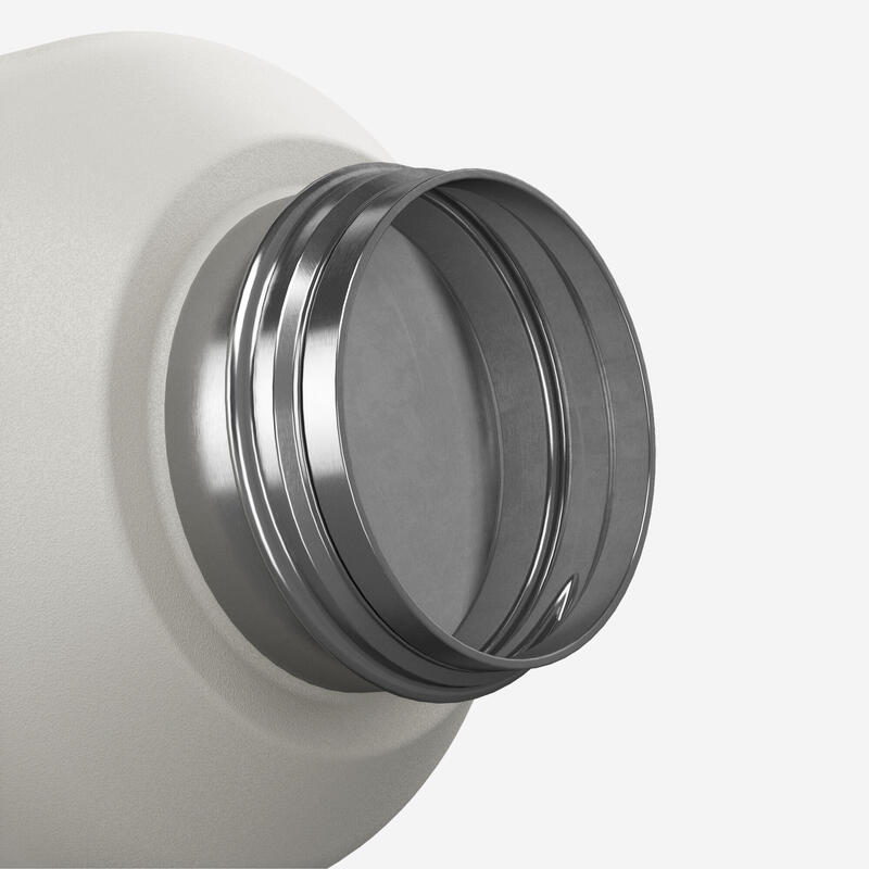 Gourde 100 inox 1l avec bouchon à vis pour la randonnée - Carto vert