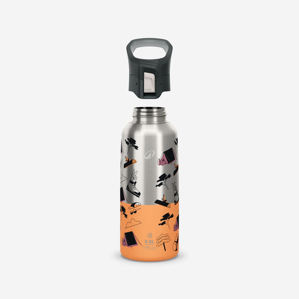 Termos turystyczny Quechua MH500 nierdzewny 0,5 l