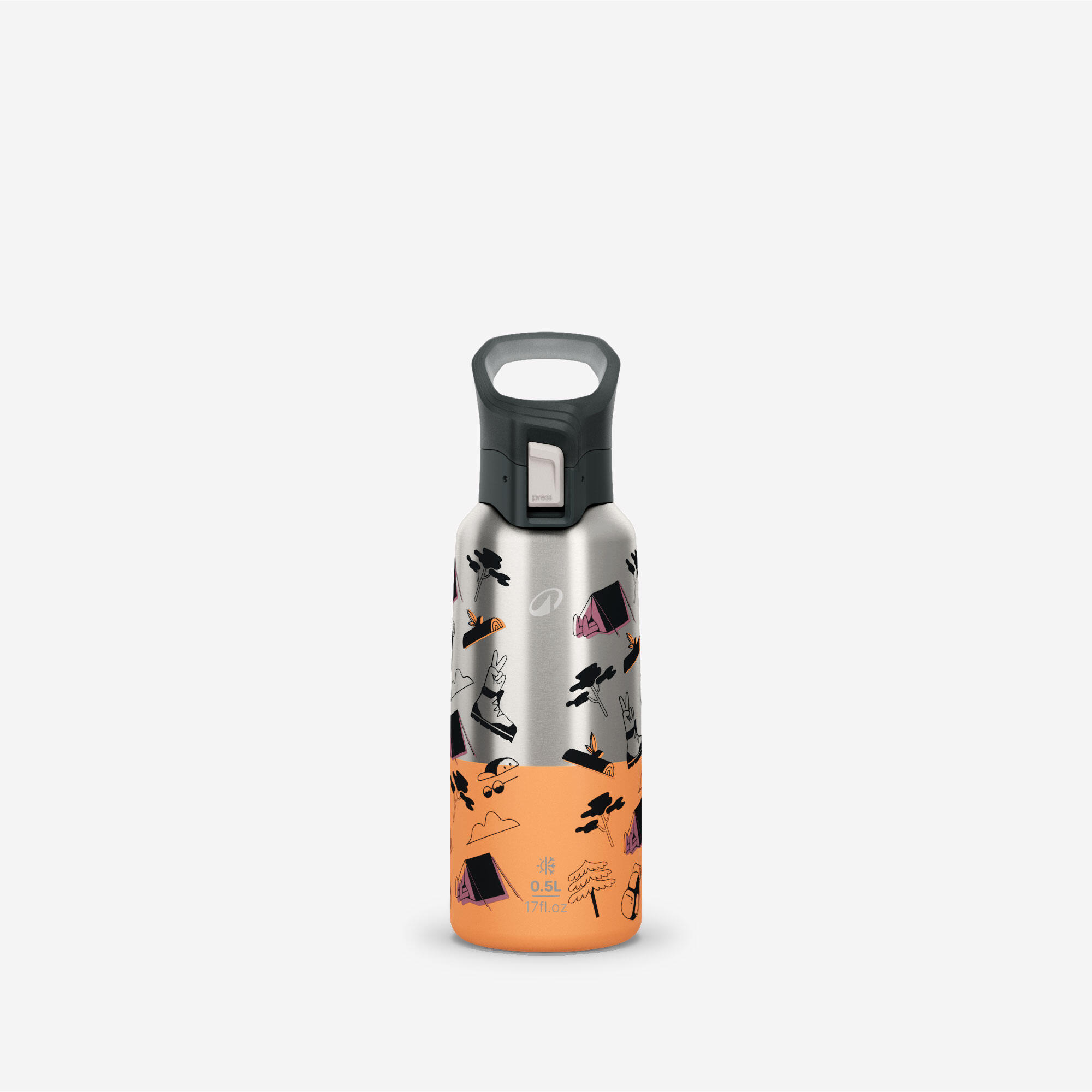 QUECHUA Trinkflasche Isolierflasche Schnellverschluss Wandern – 900 0.5 l | 03608392117046 QUECHUA Trinkflasche Isolierflasche Schnellverschluss Wandern – 900 0.5 l | 03608392117046