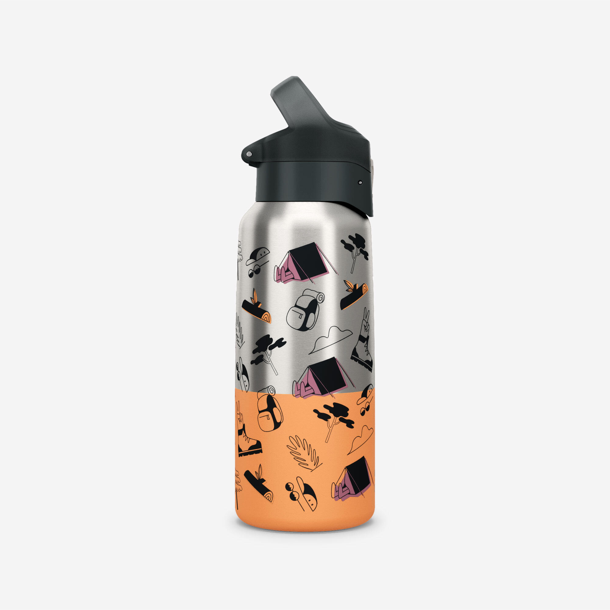 0.5 L insulated stainless steel flask 900 with quick-release cap for hiking 8/8