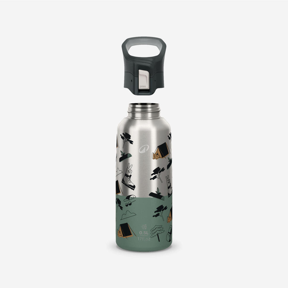 Termos turystyczny Quechua MH900 nierdzewny 0,5 l