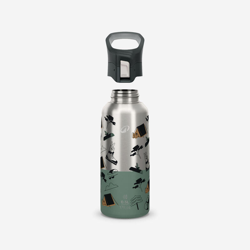 Gourde 900 isotherme inox 0,5L bouchon à ouverture rapide pour la randonnée
