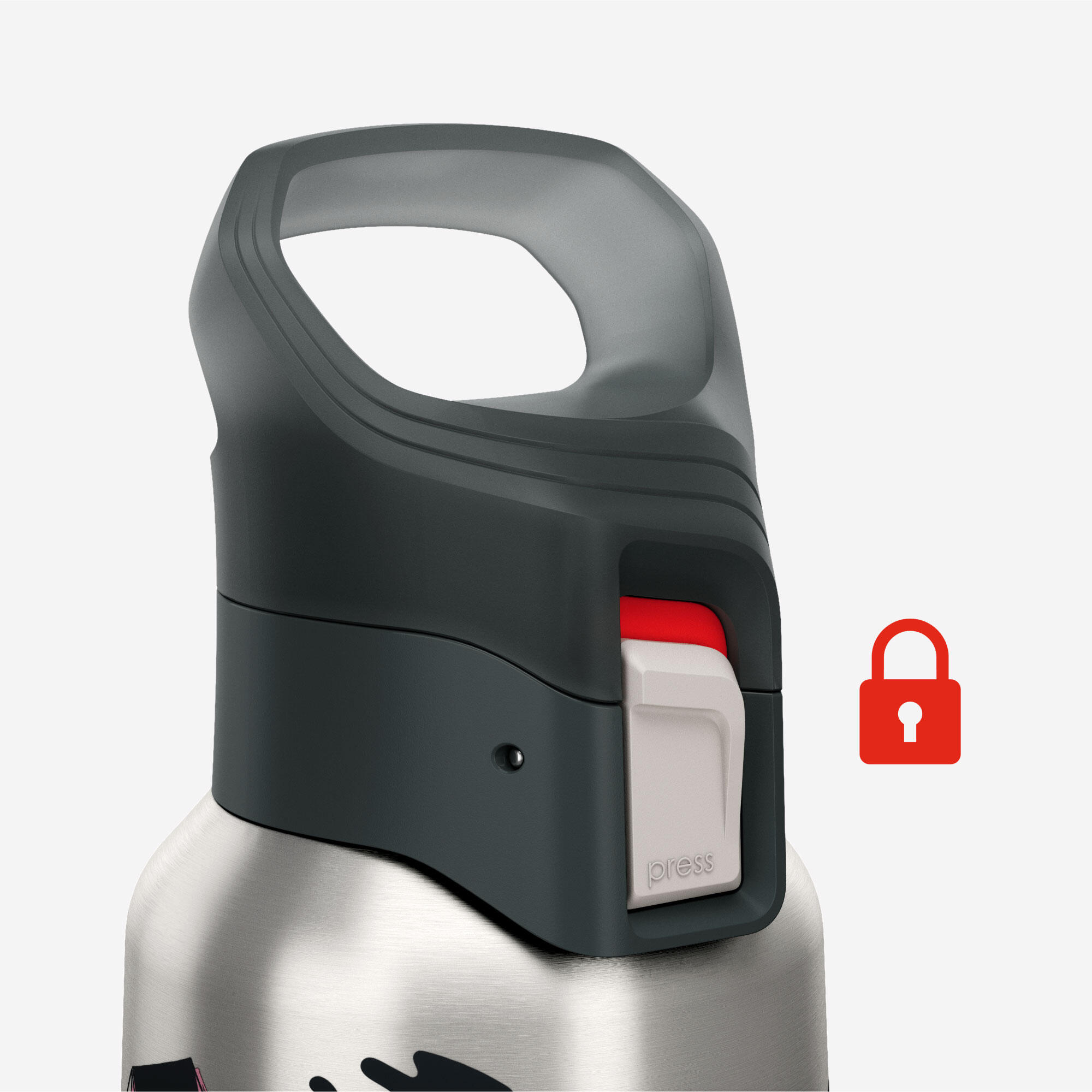 0.5 L insulated stainless steel flask 900 with quick-release cap for hiking 7/8