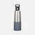 Gourde 900 isotherme inox 1L bouchon à ouverture rapide pour la randonnée - gris