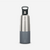 Gourde 900 isotherme inox 1L bouchon à ouverture rapide pour la randonnée - gris