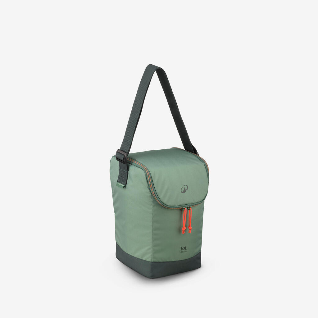 Flexible, Insulated, Compact Cooler Box 100 10 Litres for Camping