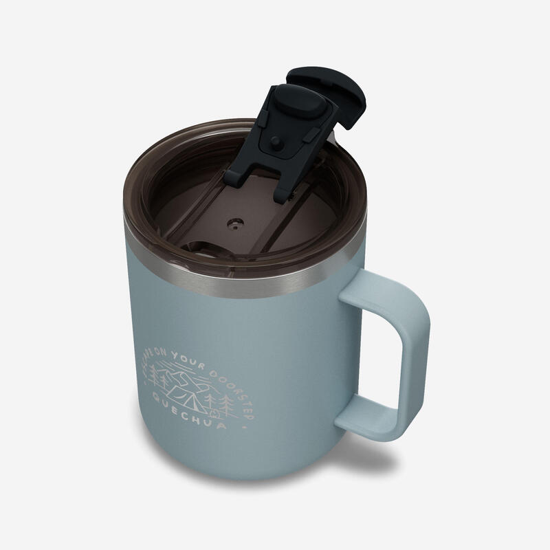 Mug 900 isotherme 0,35L en inox, pour le camping, la randonnée/trekking - bleu
