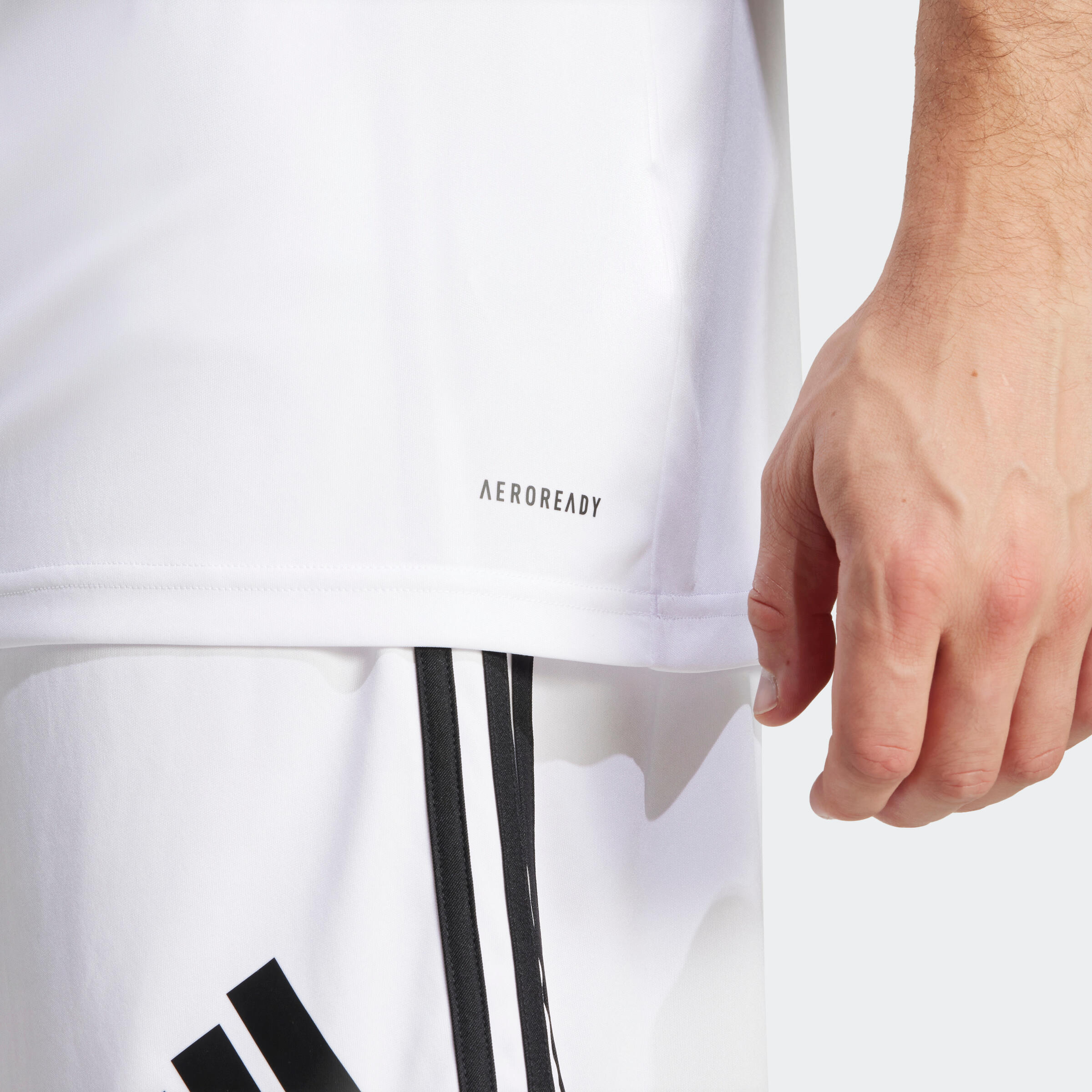 Damen/Herren Fußball Trainingstrikot -ADIDAS Squadra 25 weiß 6/7