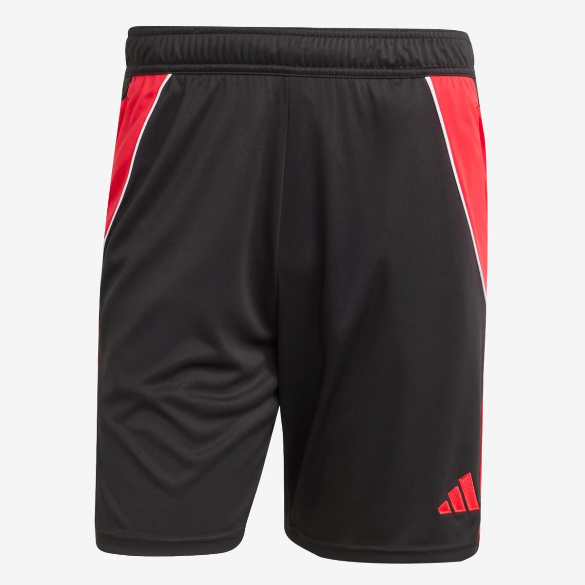 Short de football Tiro 24 Adulte Noir/Rouge