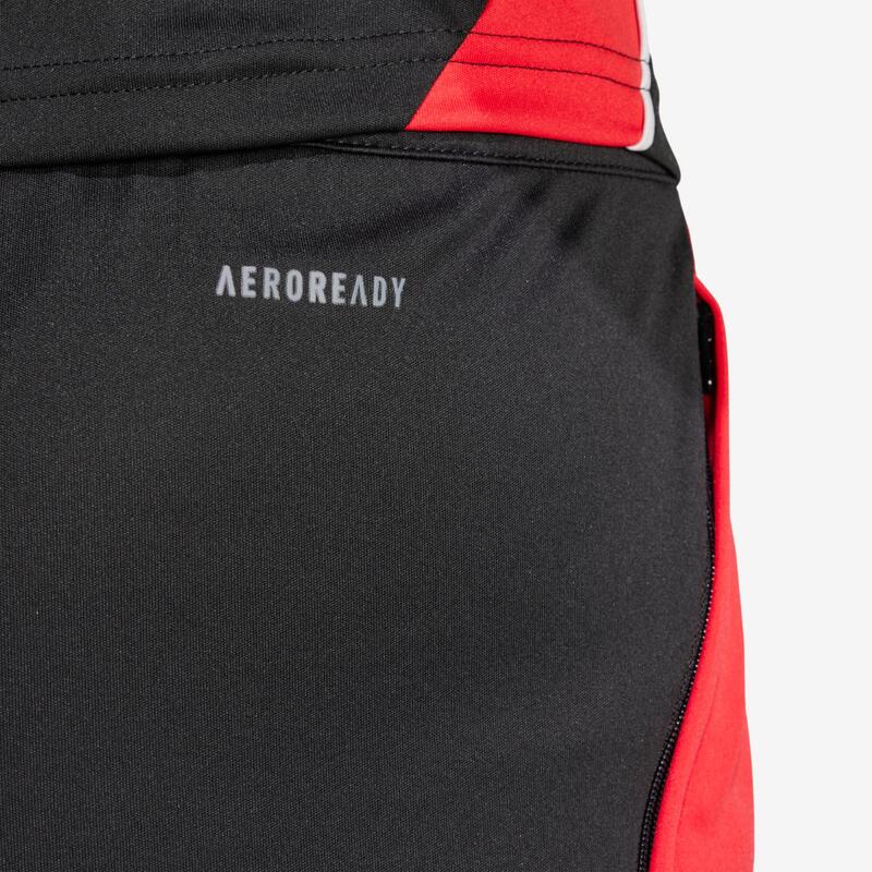Short de football Tiro 24 Adulte Noir/Rouge