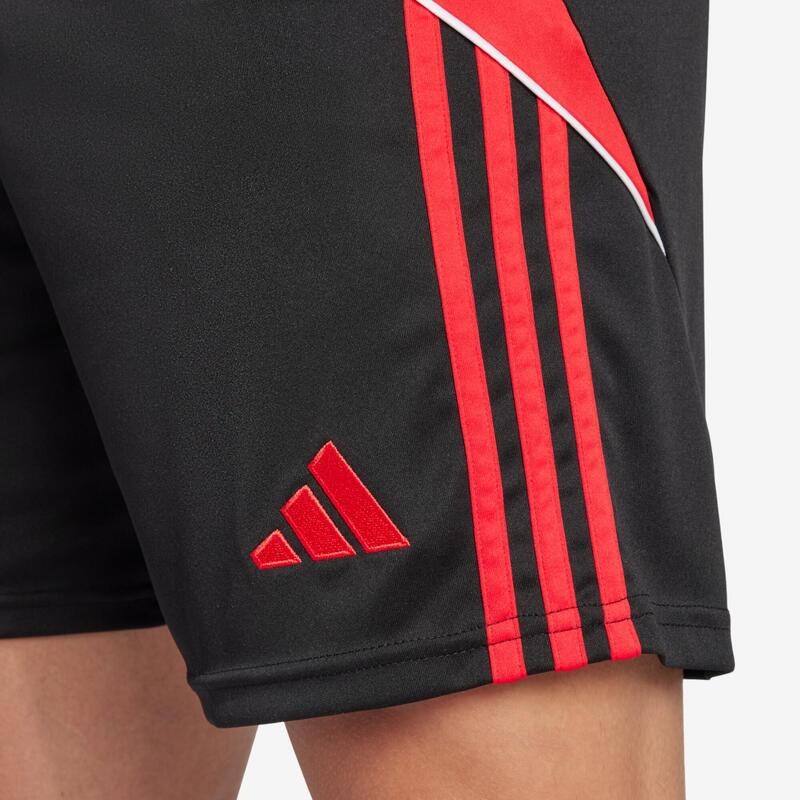 Short de football Tiro 24 Adulte Noir/Rouge