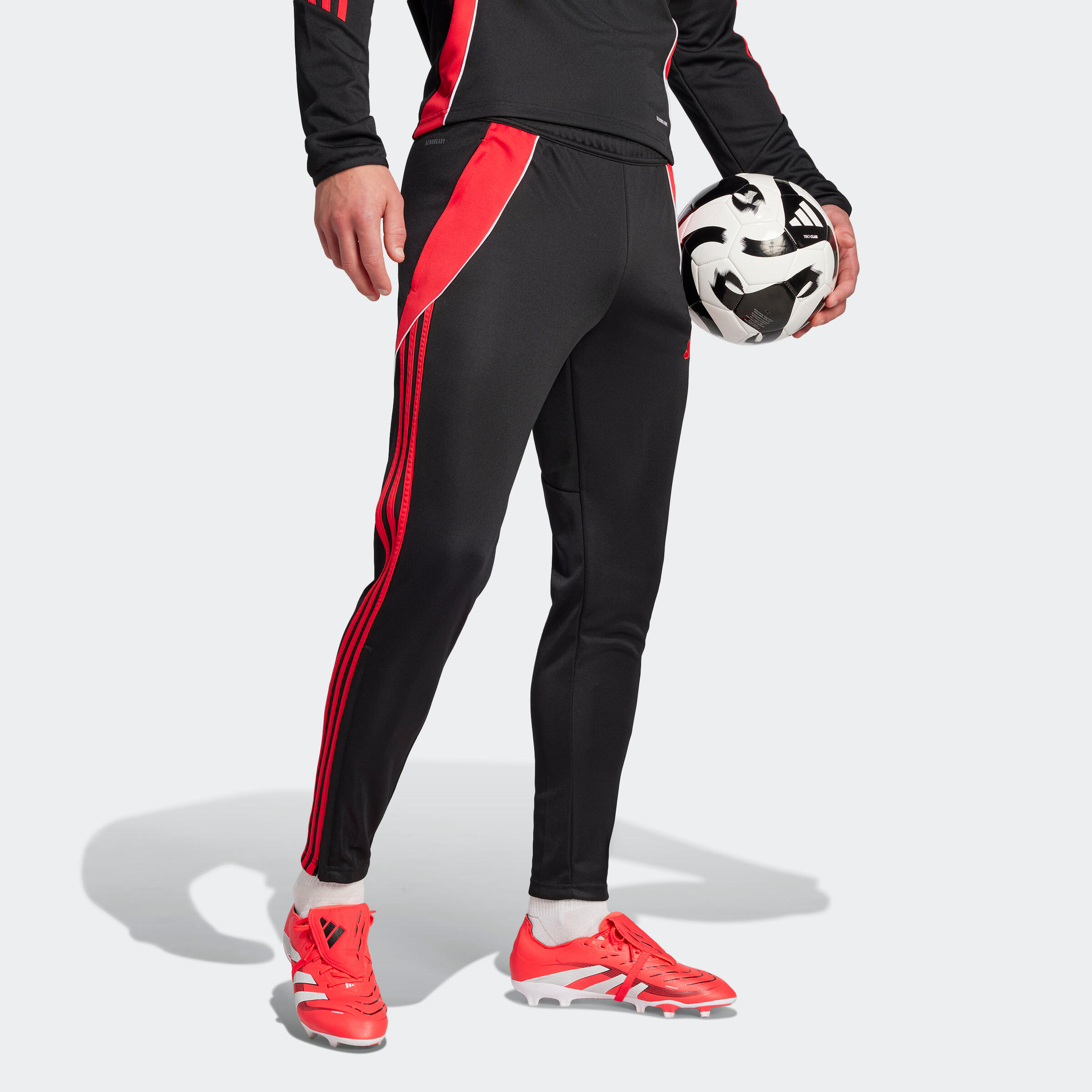 Pantalon d'entraînement Tiro 24 Adulte Noir/Rouge 5/7