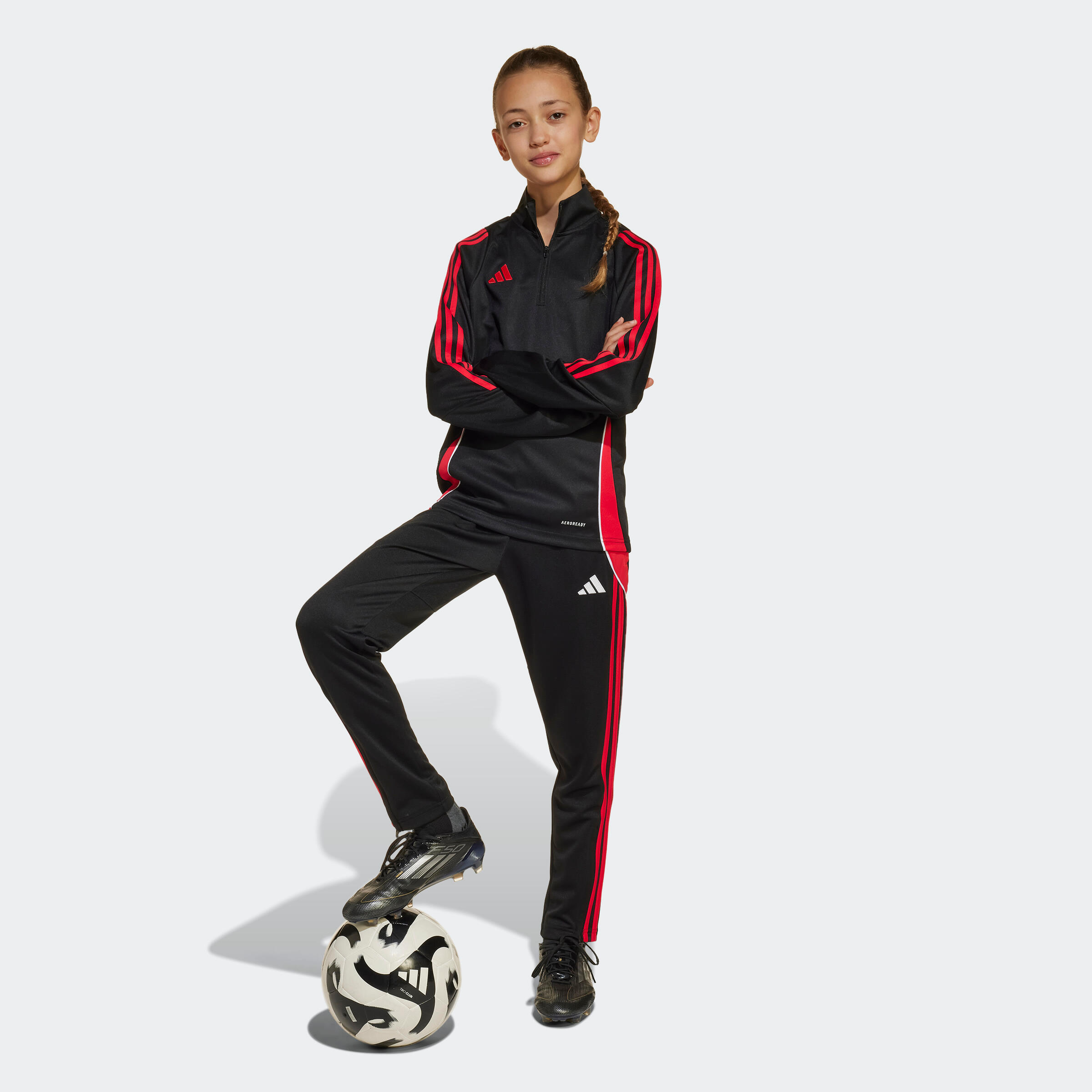 Haut d'entraînement Tiro 24 Enfant Noir/Rouge 6/6