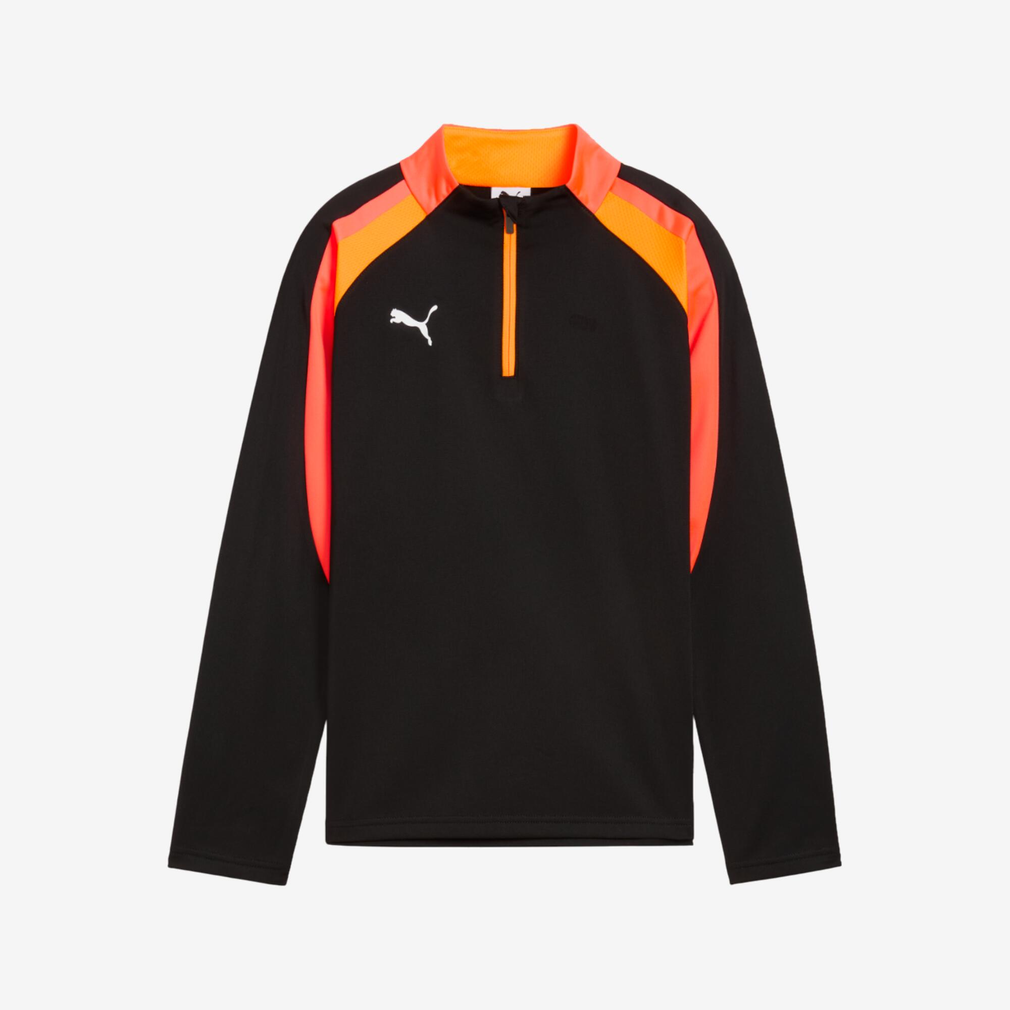 PUMA Trainingsshirt voor kinderen individualLIGA 25 zwart/oranje