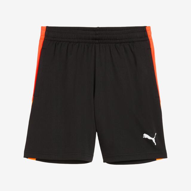 Kinder Fußball Shorts - Puma IndividualLIGA schwarz/orange 