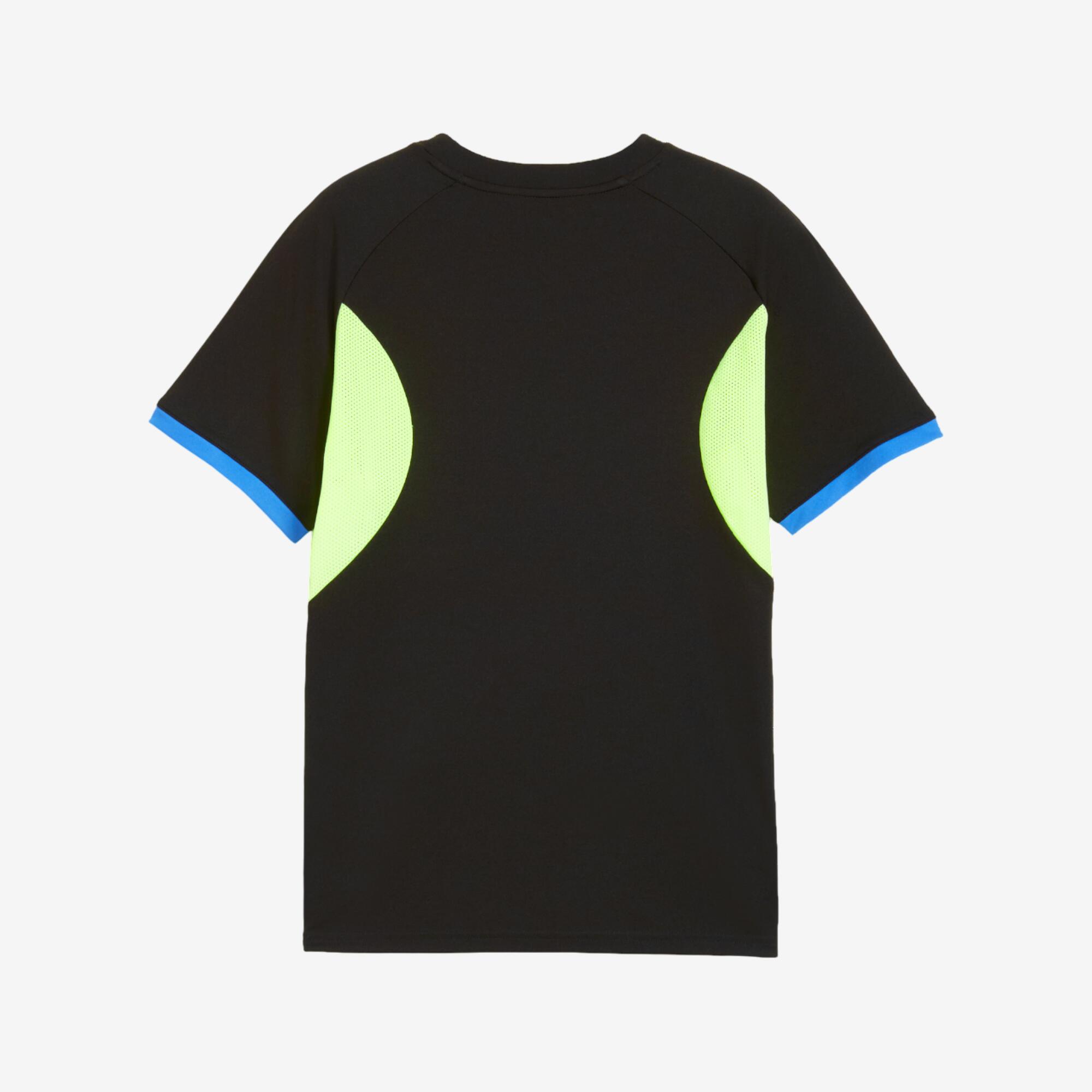 Kinder Fußball Trikot - Puma IndividualLIGA schwarz/gelb  2/2