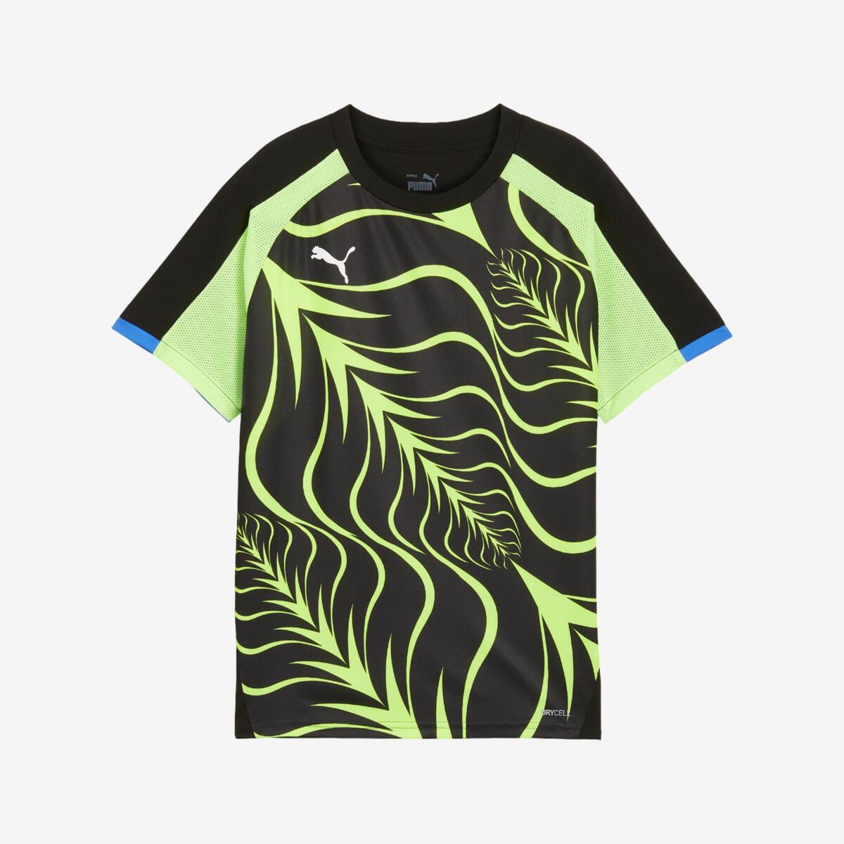 Maillot de football Puma IndividualLIGA Enfant Noir/Jaune