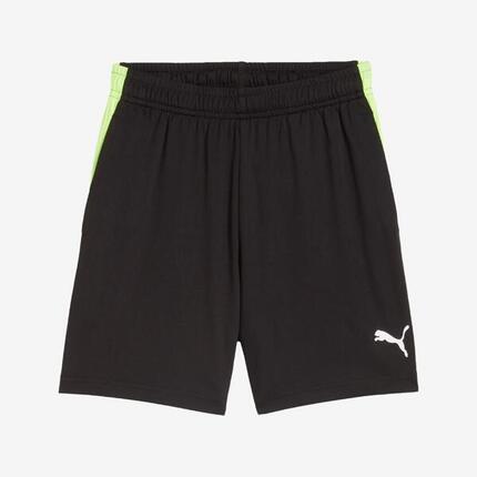 Short de football Puma IndividualLIGA Enfant Noir/Jaune