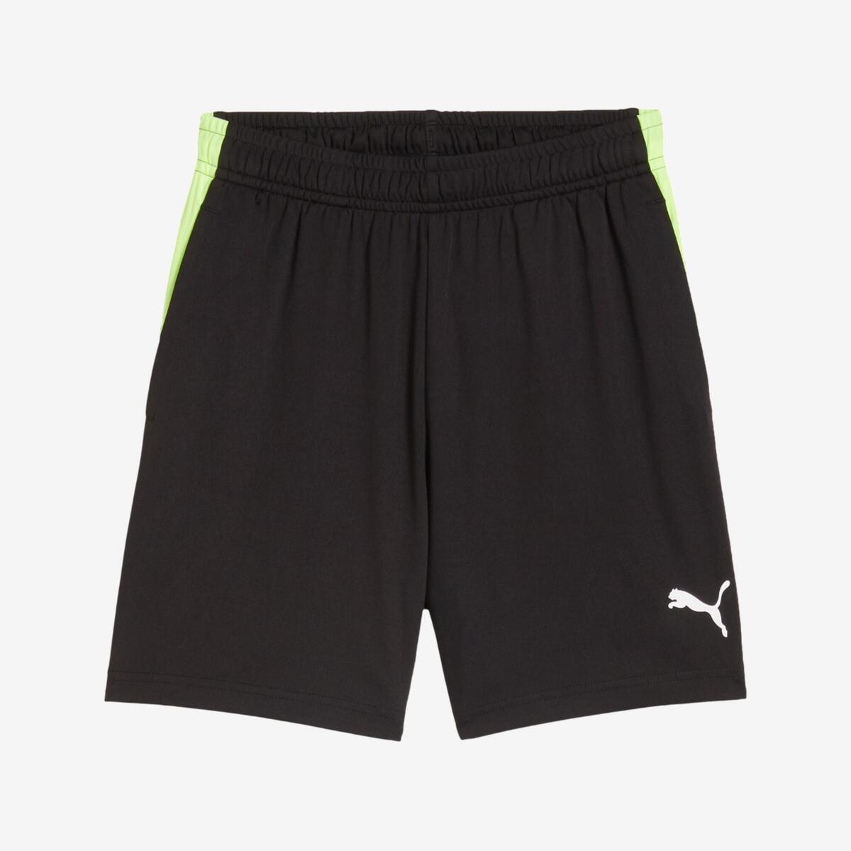 Short de football Puma IndividualLIGA Enfant Noir/Jaune