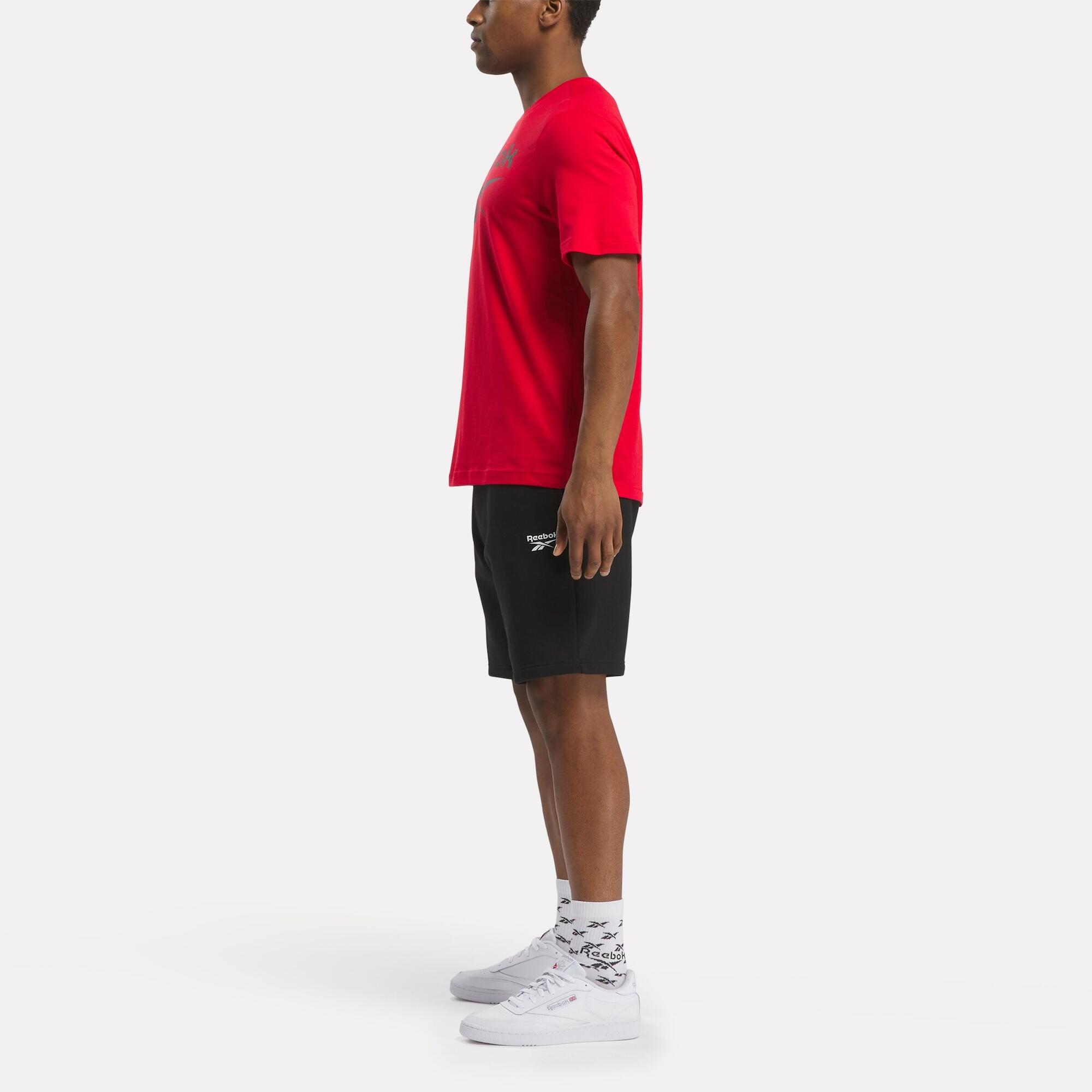 Camiseta Hombre Rojo Algodón Logo 3/5