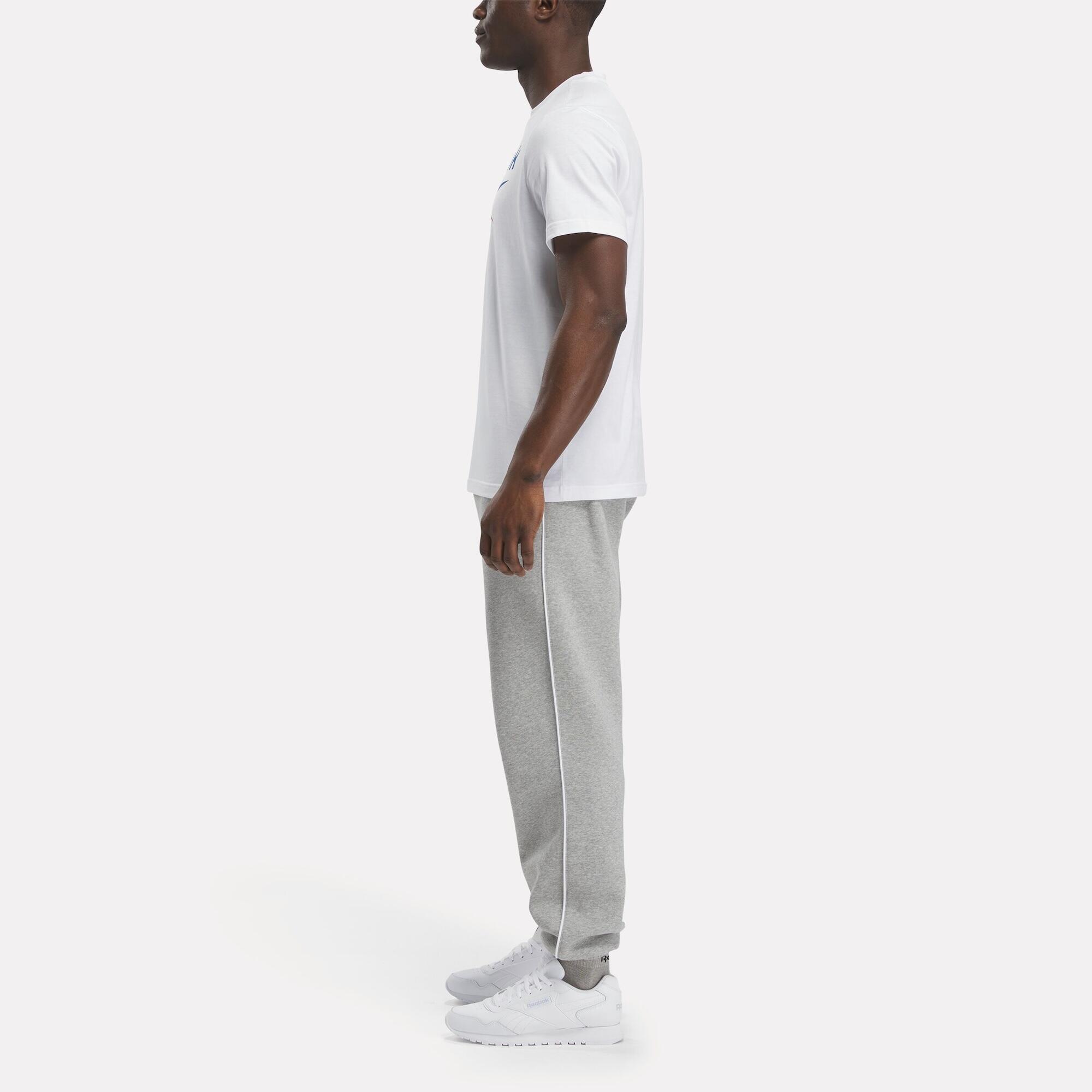 T-shirt homme en coton avec logo, blanc 3/5