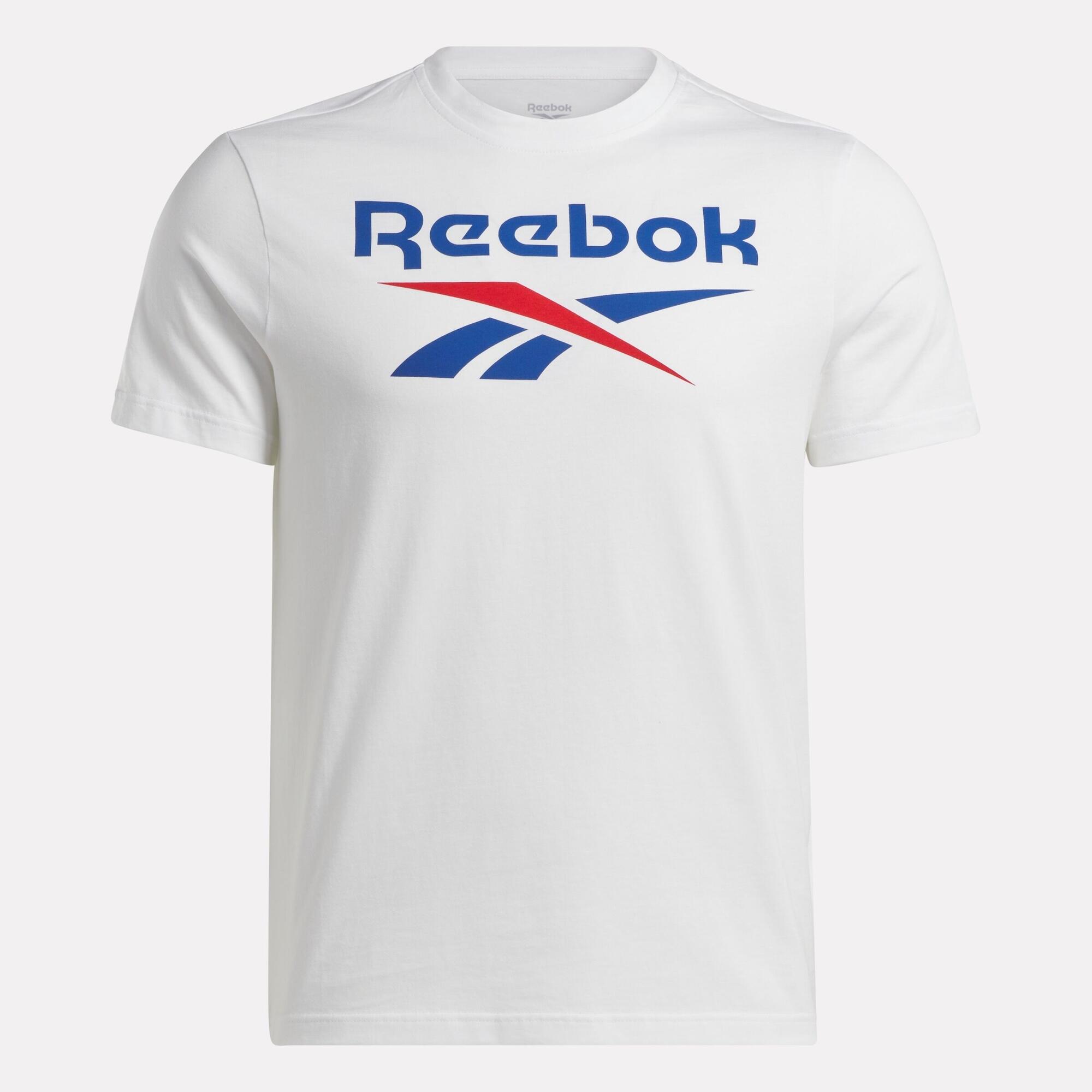 T-shirt homme en coton avec logo, blanc 4/5