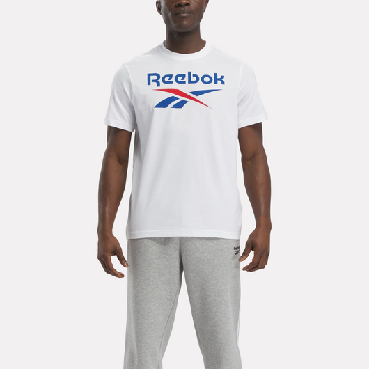 T-shirt homme en coton avec logo, blanc