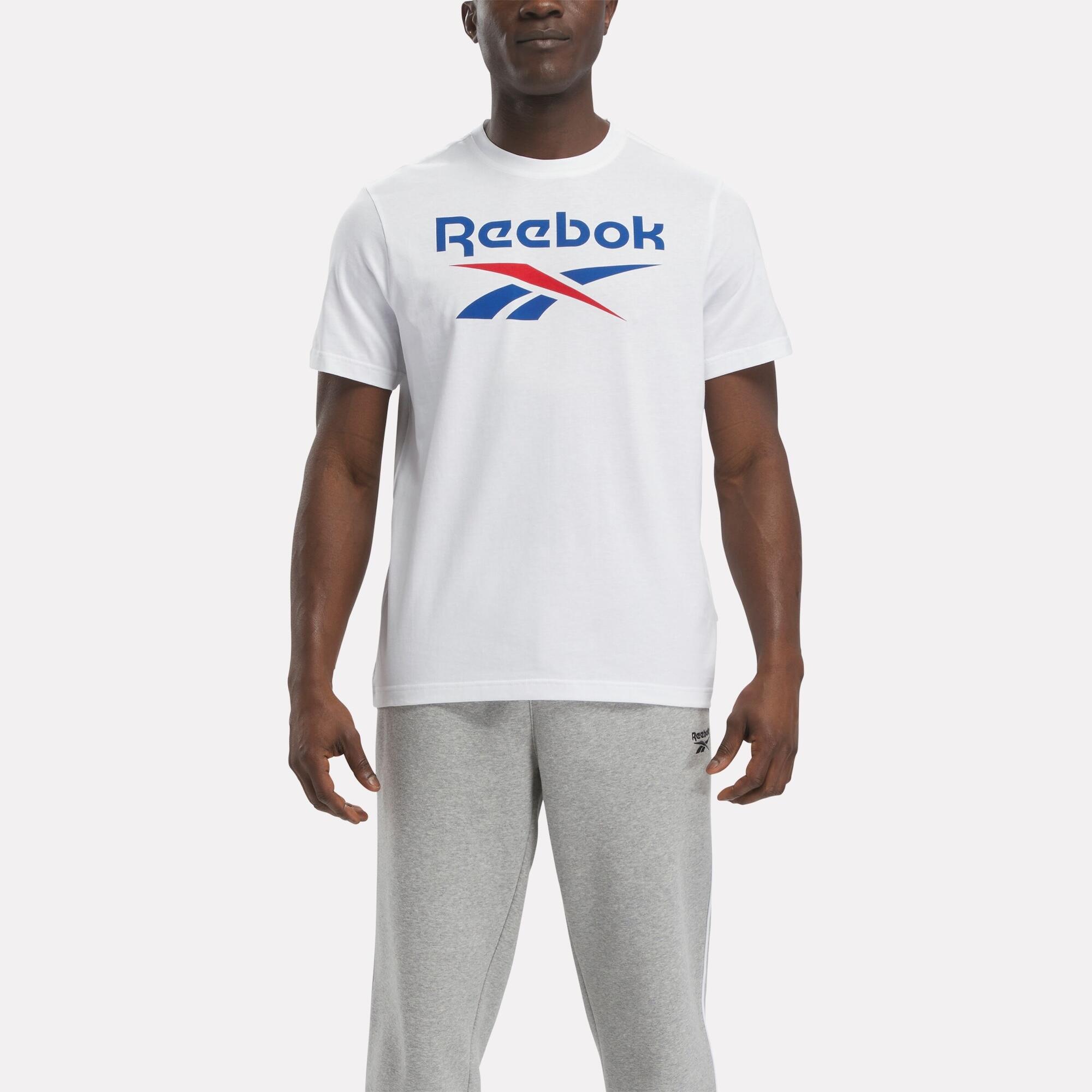 Tricou bumbac Reebok Alb Bărbați