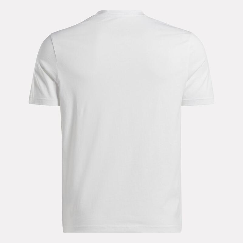 Tricou bumbac Reebok Alb Bărbați
