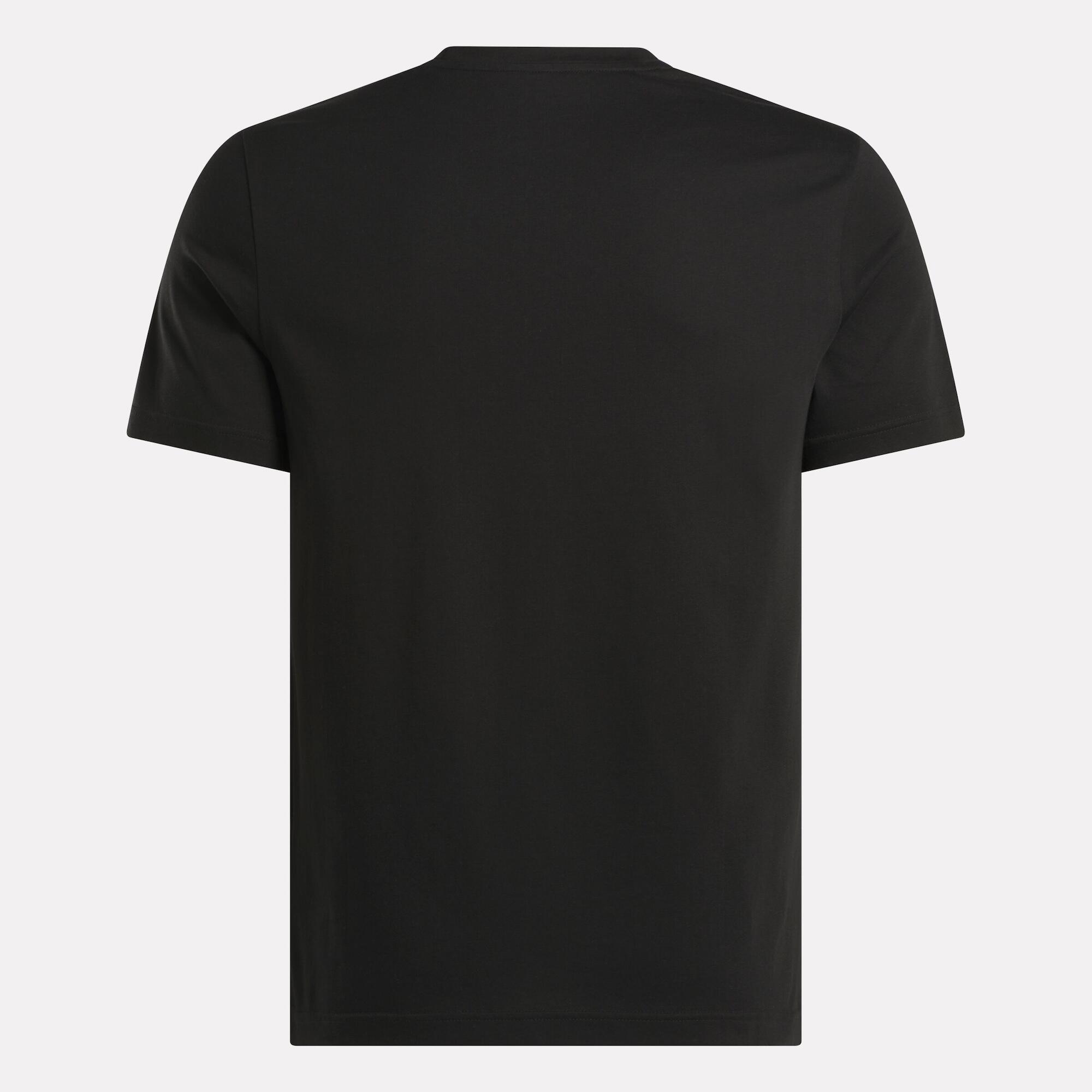 T-shirt homme en coton avec logo, noir 5/5