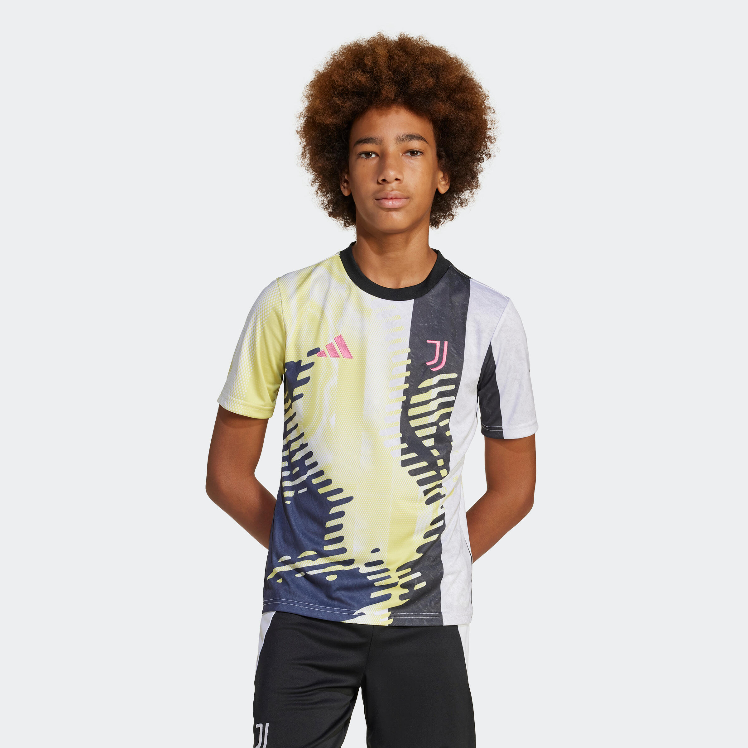 Maglia allenamento calcio bambino ADIDAS JUVENTUS 3/7