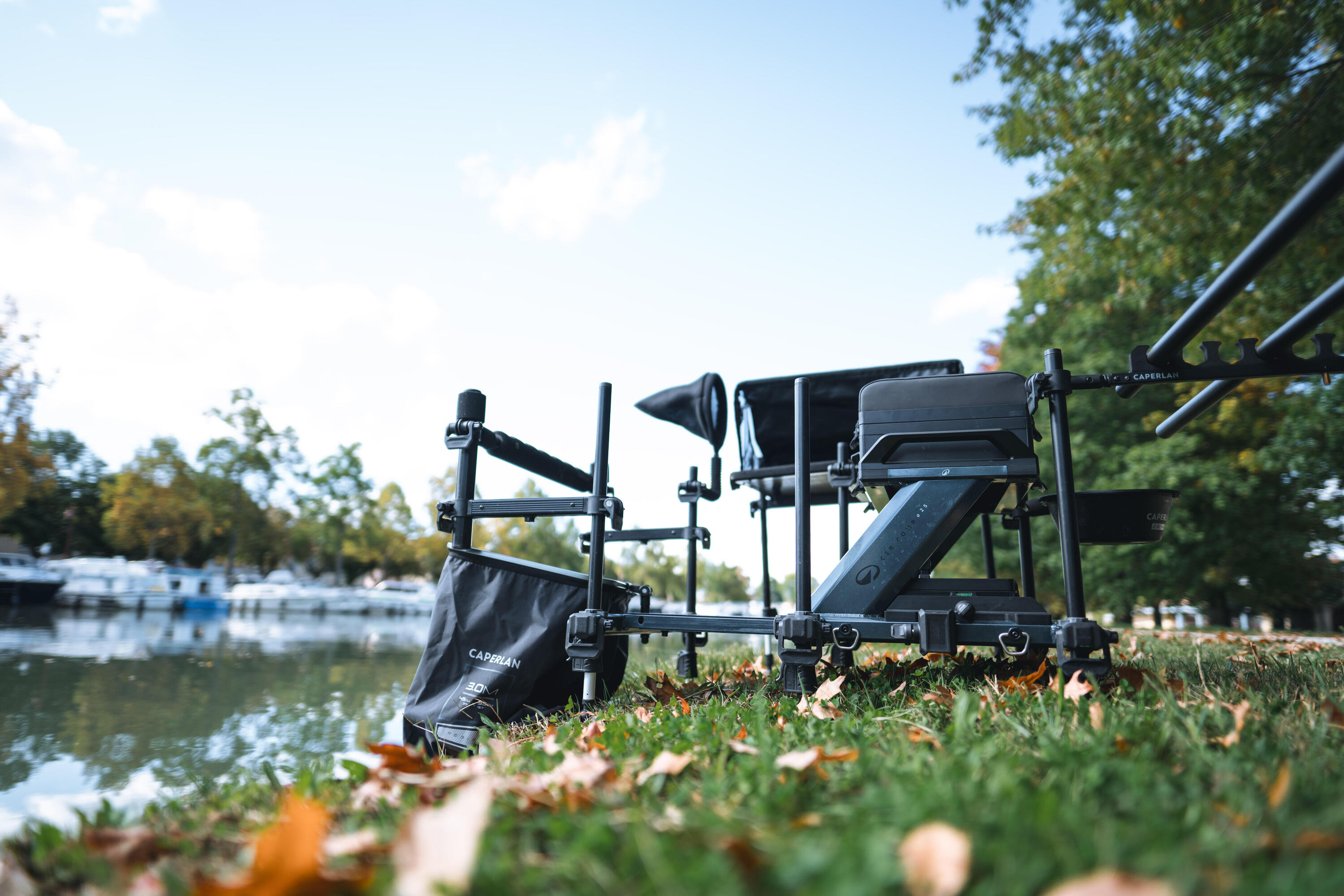 POLE FISHING STATION AND FEEDER CSB D25 COMP Black 22/27