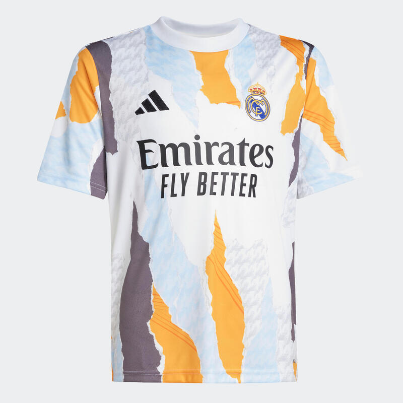 Koszulka piłkarska treningowa dla dzieci ADIDAS Real Madryt 24/25