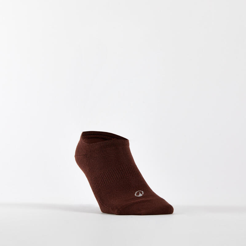Meias de desporto cano baixo DECATHLON conjunto de 5