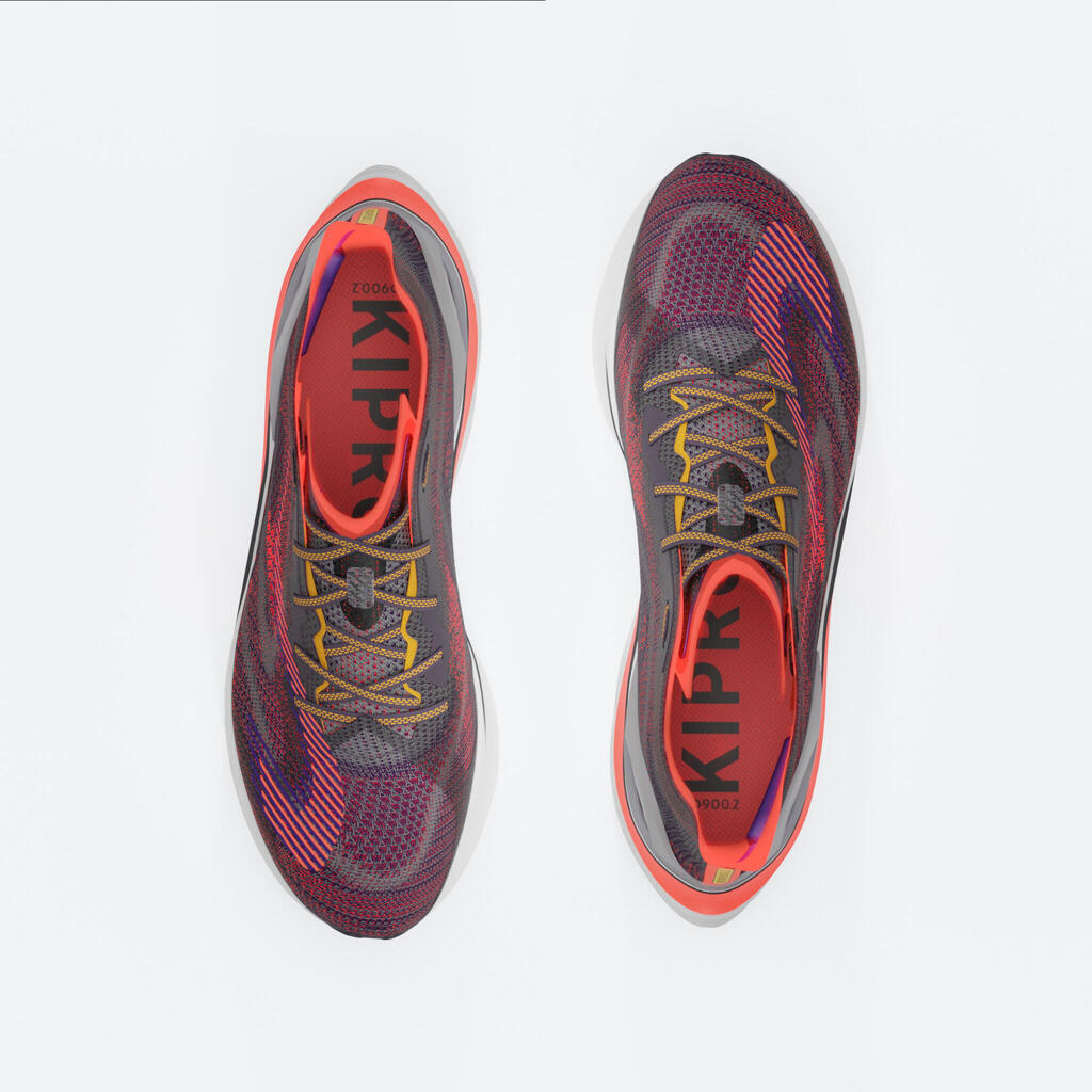 Kiprun KD900.2 moški tekaški čevlji - oranžni/zeleni