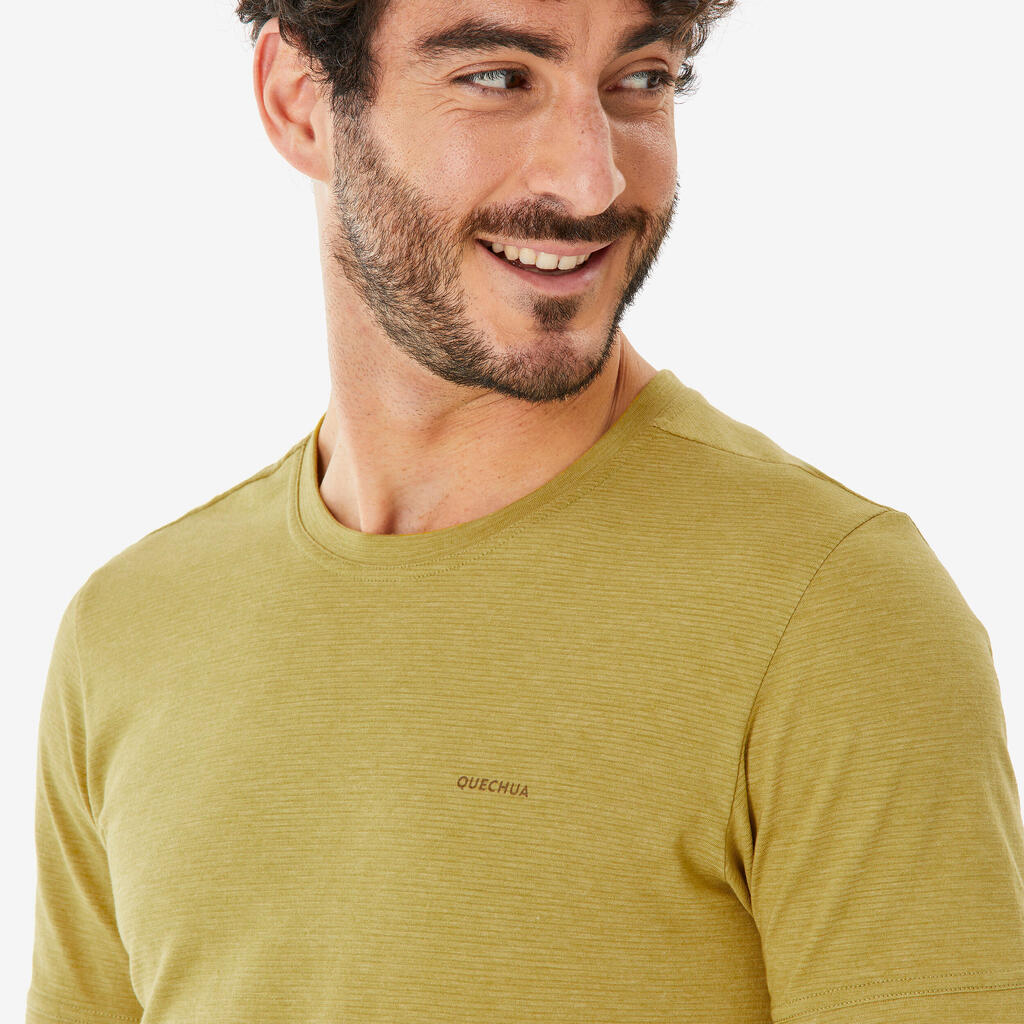 Ανδρικό T-Shirt NH500 Fresh Rec Χρυσό Χακί