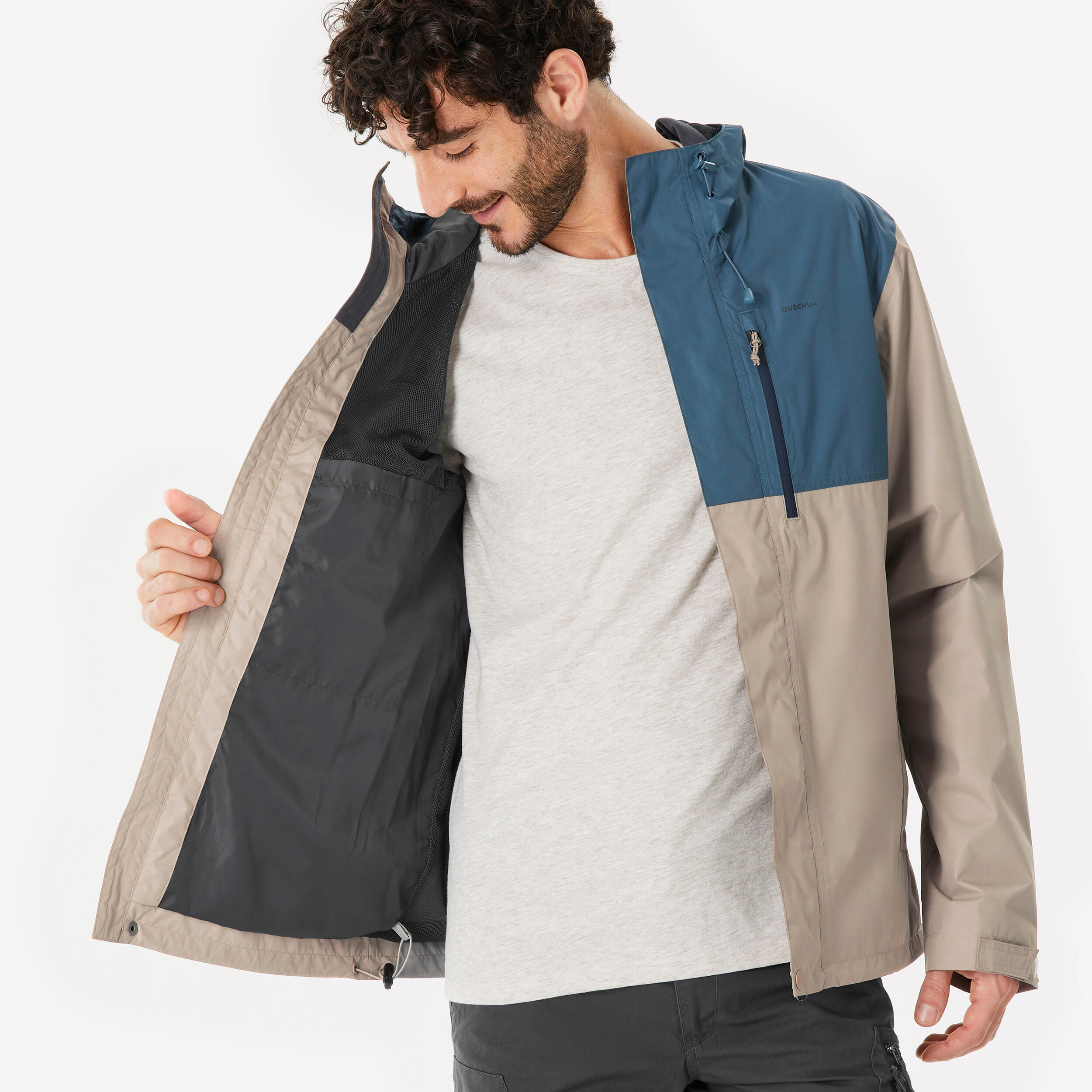 Regenjas voor wandelen voor heren NH500 6/11