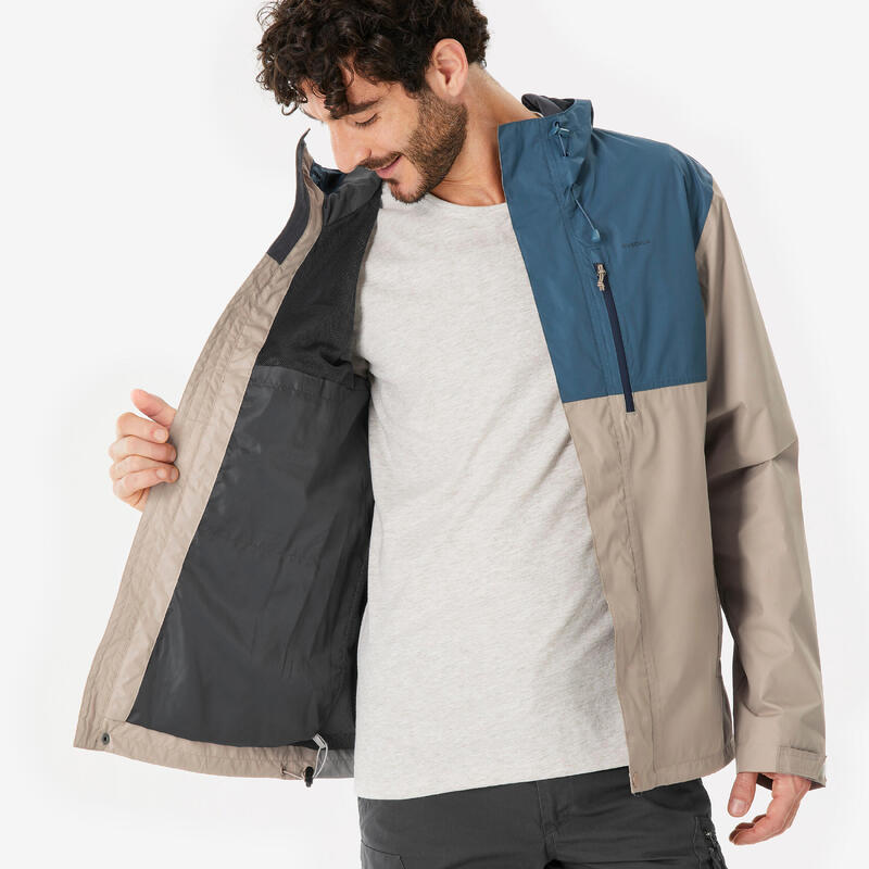 Veste imperméable de randonnée - nh500 imper - homme