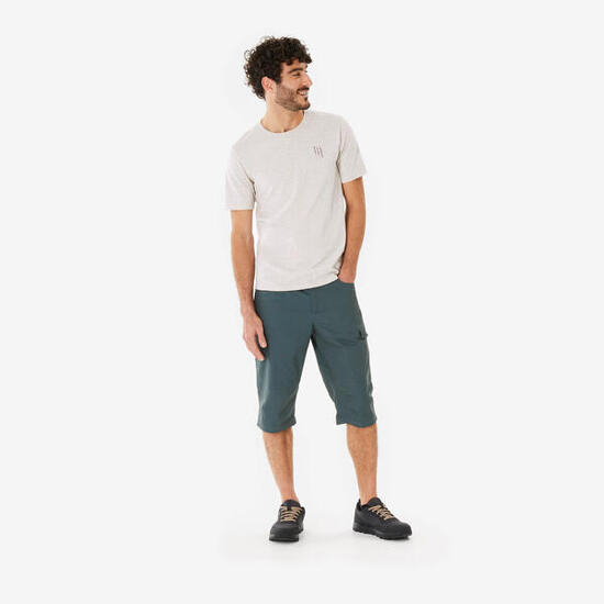 Bermuda de randonnée homme, NH500 vert