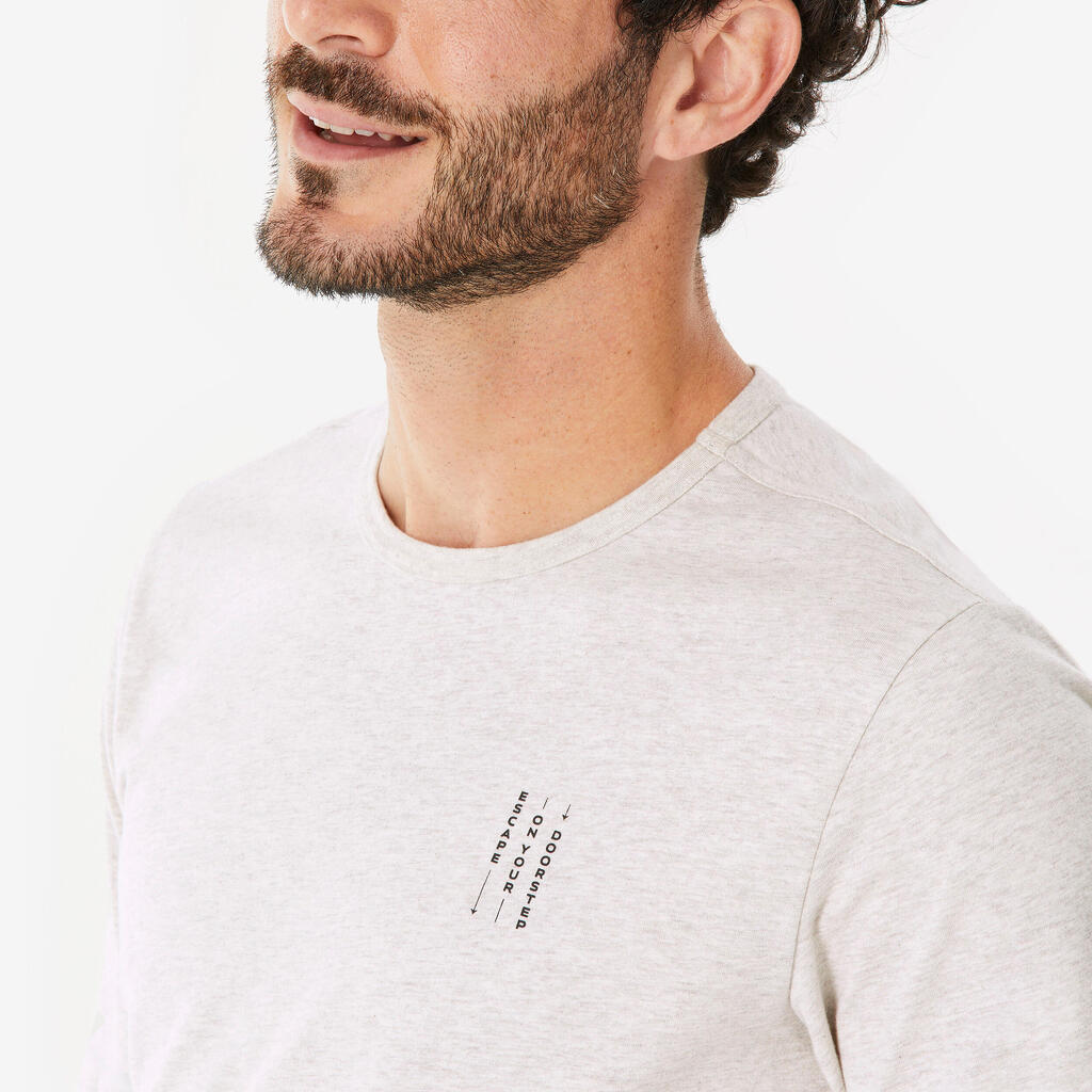 Men's T-Shirt Beige - NH100
