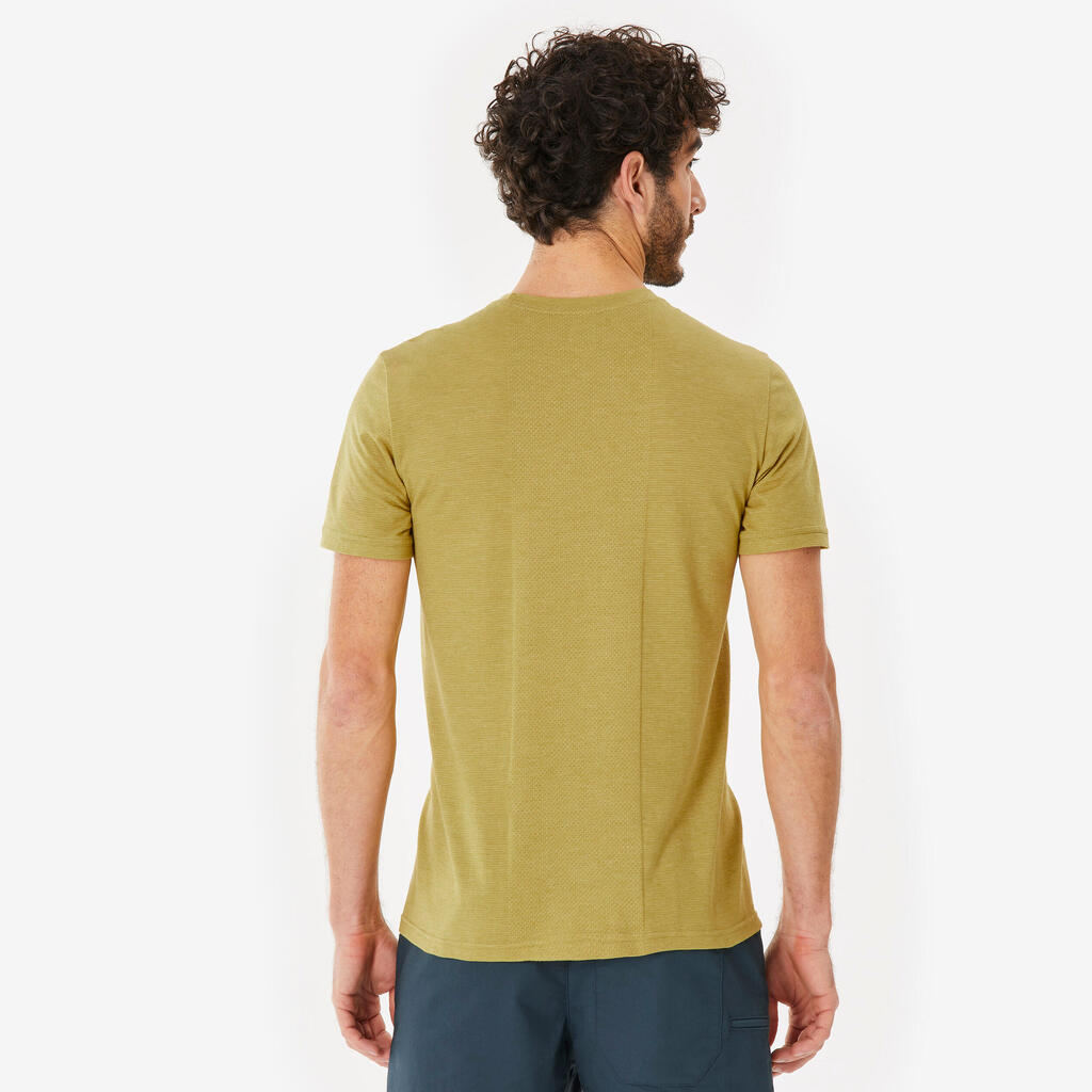 Ανδρικό T-Shirt NH500 Fresh Rec Χρυσό Χακί