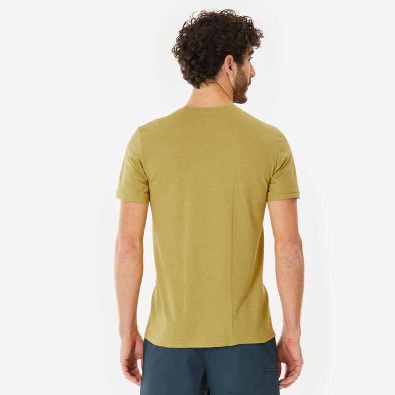 T-shirt nh500 fresh rec Kaki doré H