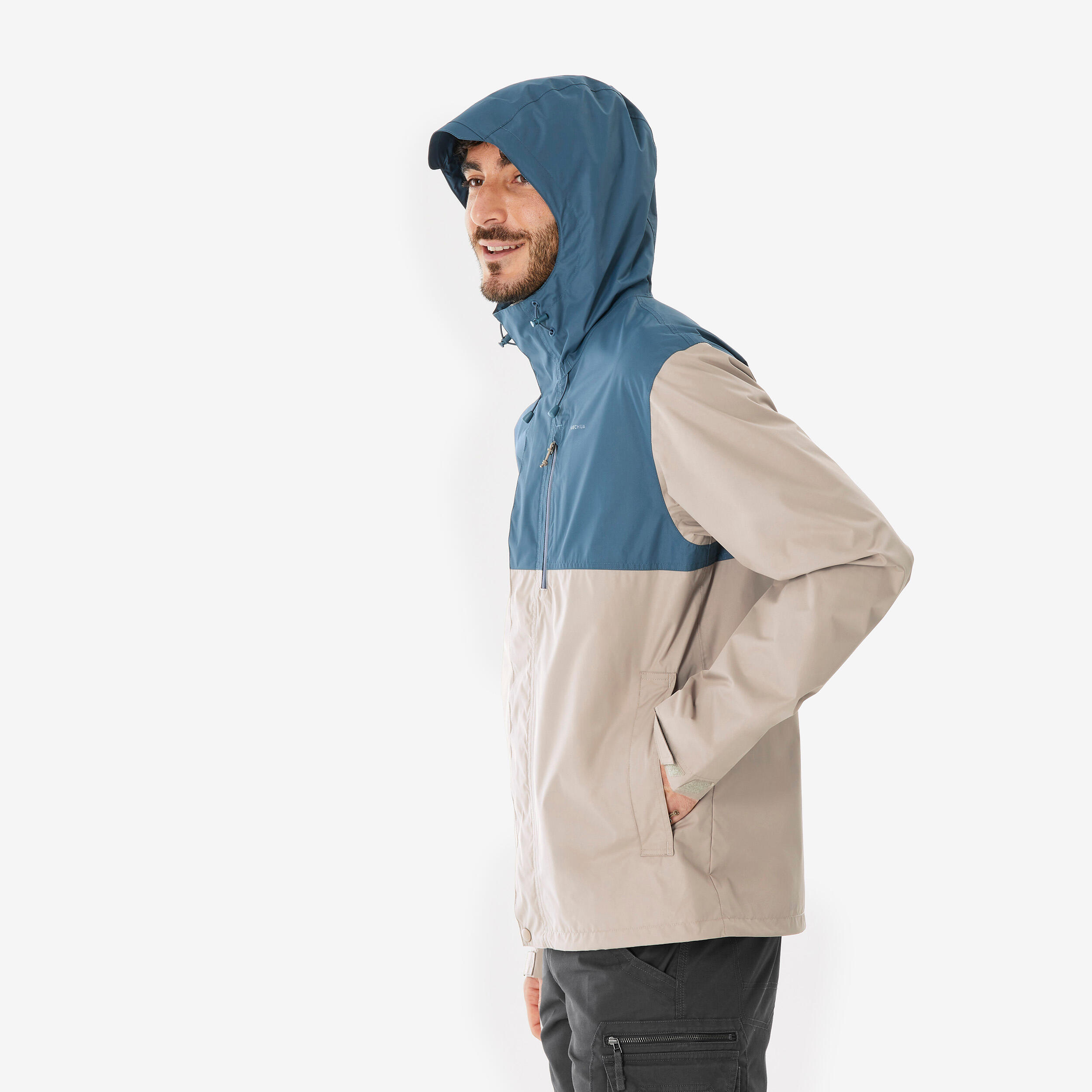 Regenjas voor wandelen voor heren NH500 10/11