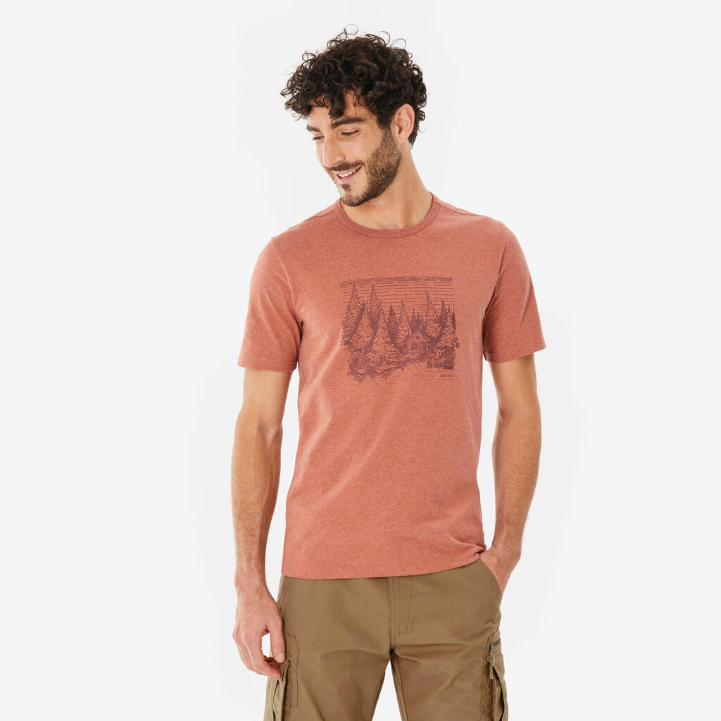 M T-SHIRT  NH100-BROWN