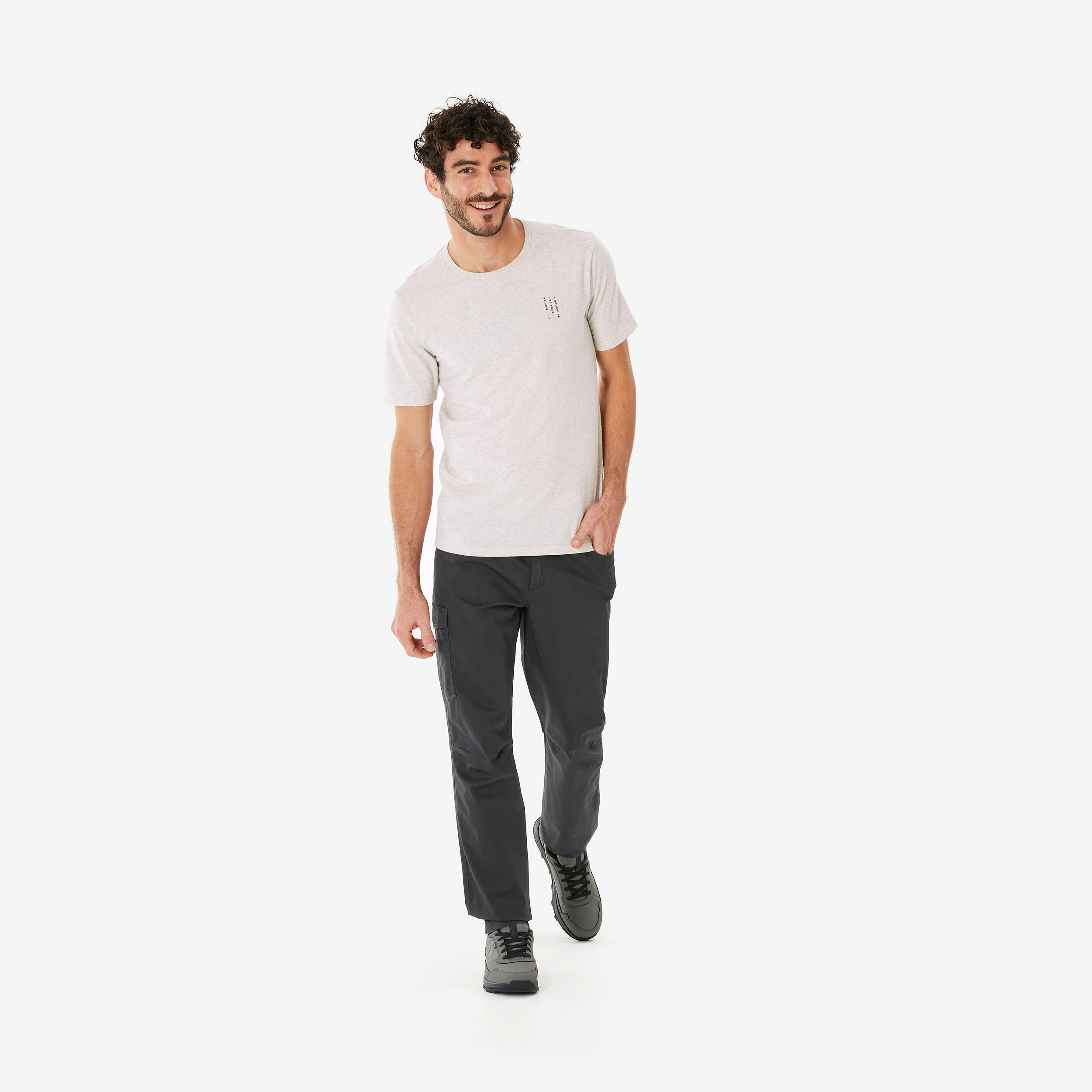 Men’s Hiking Pants - NH 100 Green - QUECHUA