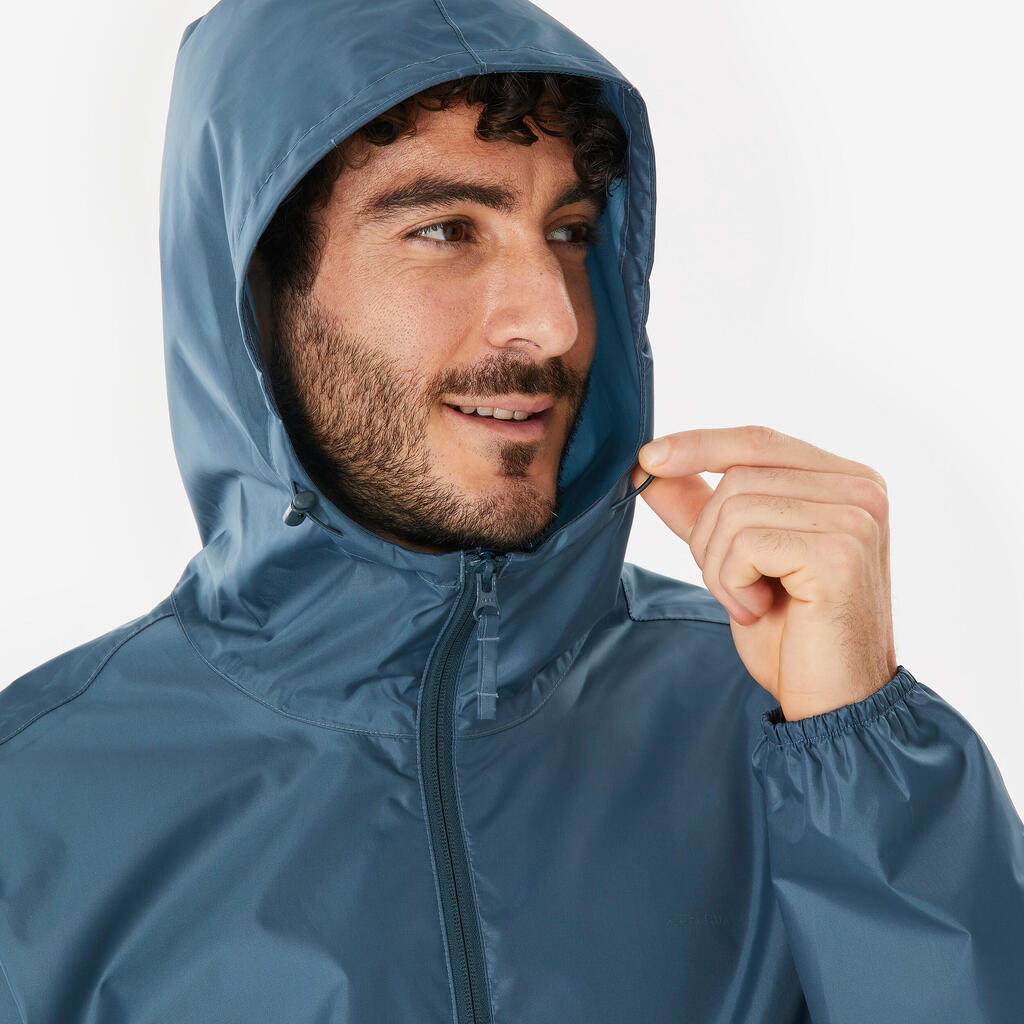 Veste raincut fullzip Bleu H