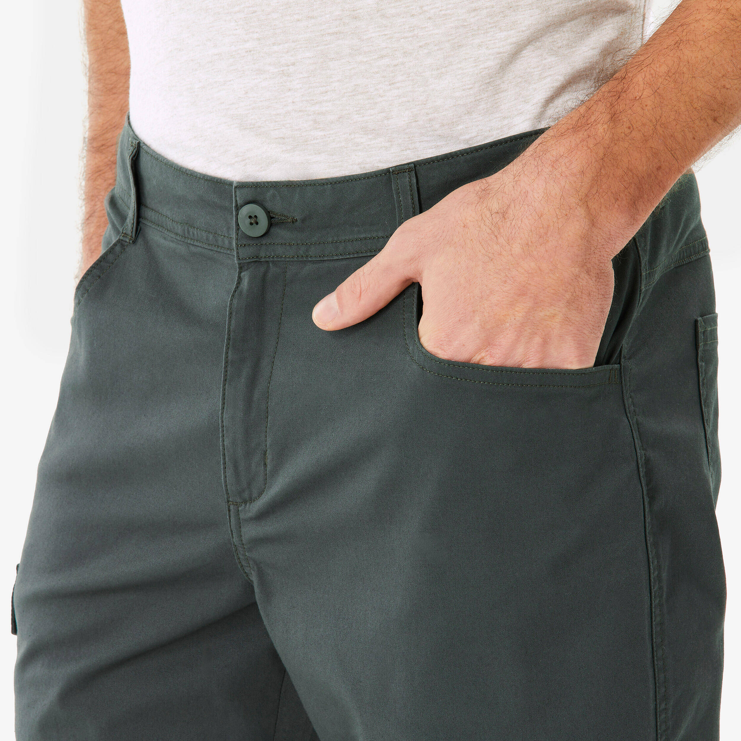 Men’s Hiking Cargo Trousers NH100 -  4