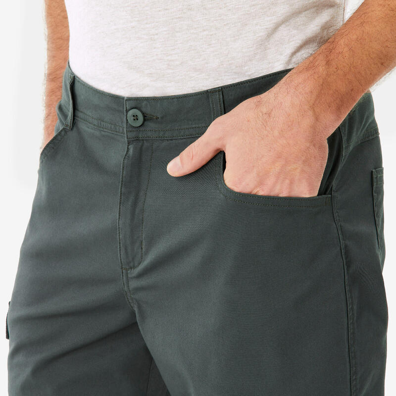 IQYU Pantalon Cargo Pour Homme - Pantalon De Jogging Baggy - Avec élastique - Pantalon De Trekking Pour Homme - Pantalon D'extérieur Vintage - Jambes Larges - Moderne - Coupe Décontractée