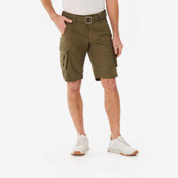 Short cargo de trek voyage - travel 500 gris homme